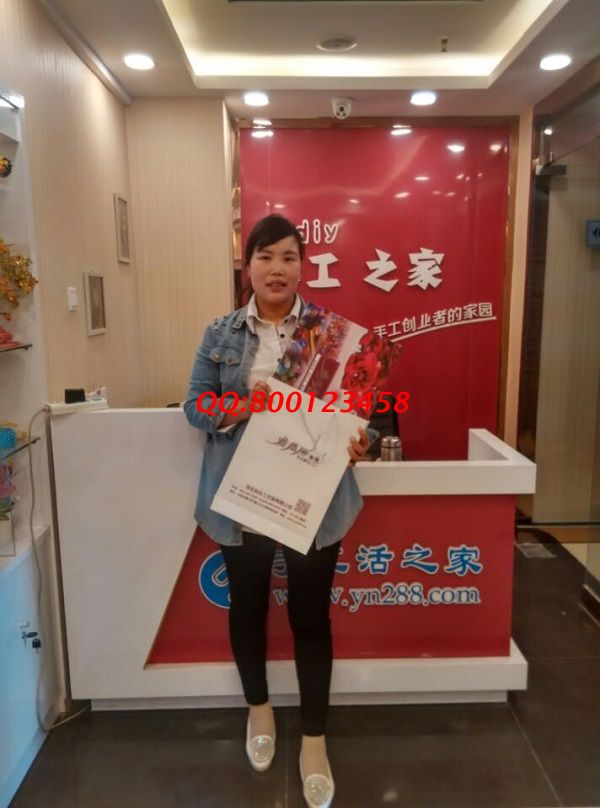 邯鄲魏縣農(nóng)村主婦劉女士來手工活之家考察，找到正規(guī)可靠的手工活(圖1)