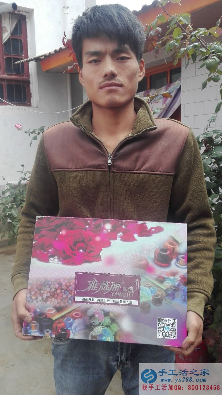 男士也做手工活！甘肅隴南張先生收到串珠加工費180元