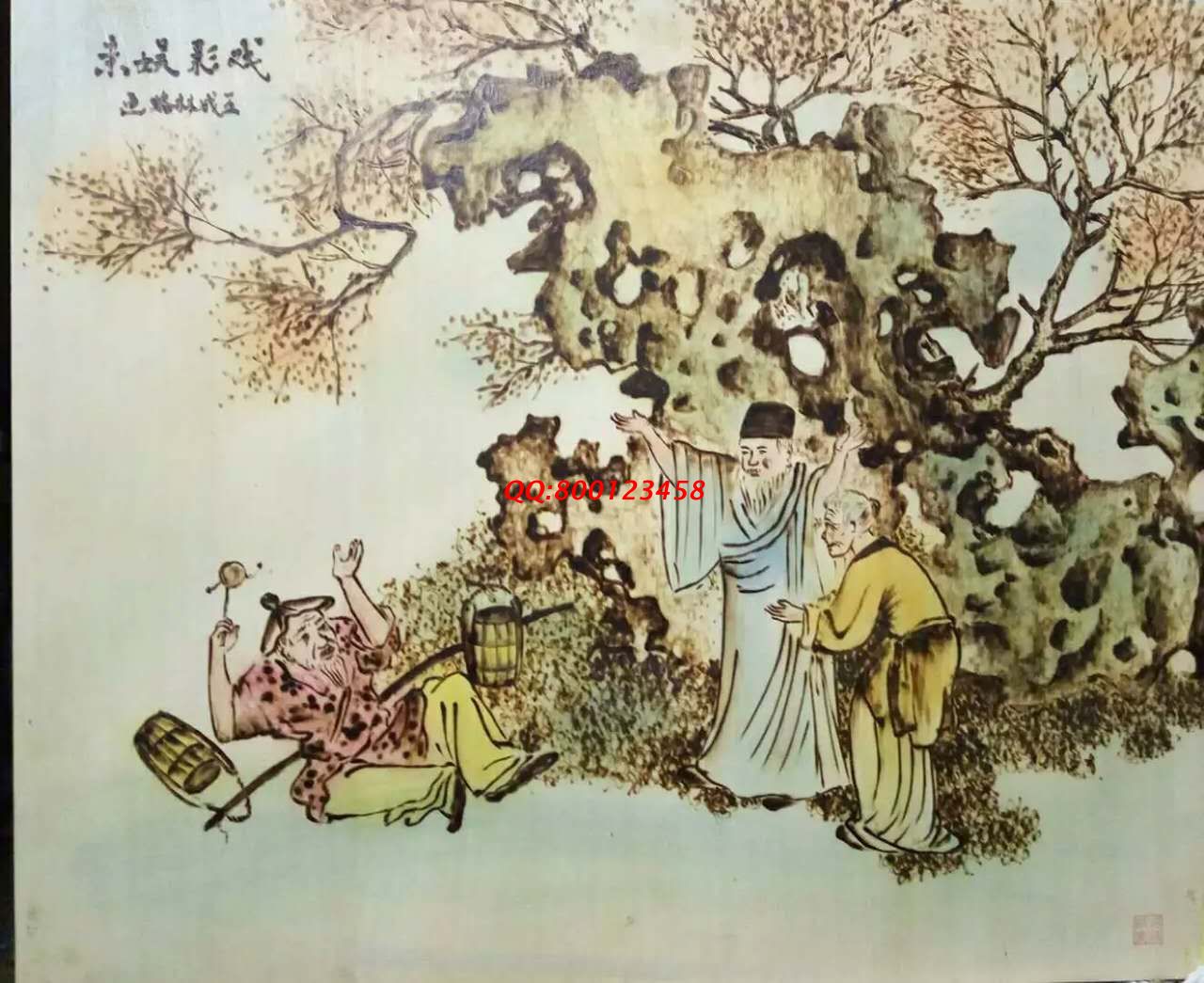 【民間手工藝品推介】邱縣傳統(tǒng)純手工烙畫，《二十四孝系列》預(yù)約定制，尺寸46*39cm