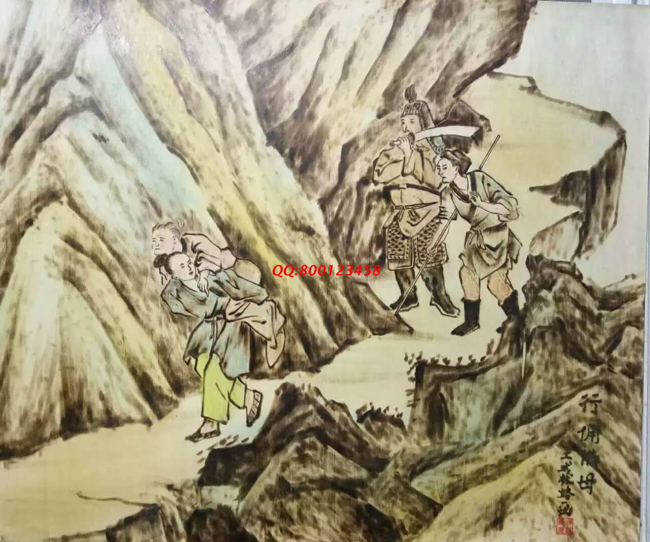 【民間手工藝品推介】邱縣傳統(tǒng)純手工烙畫，《二十四孝系列》預(yù)約定制，尺寸46*39cm
