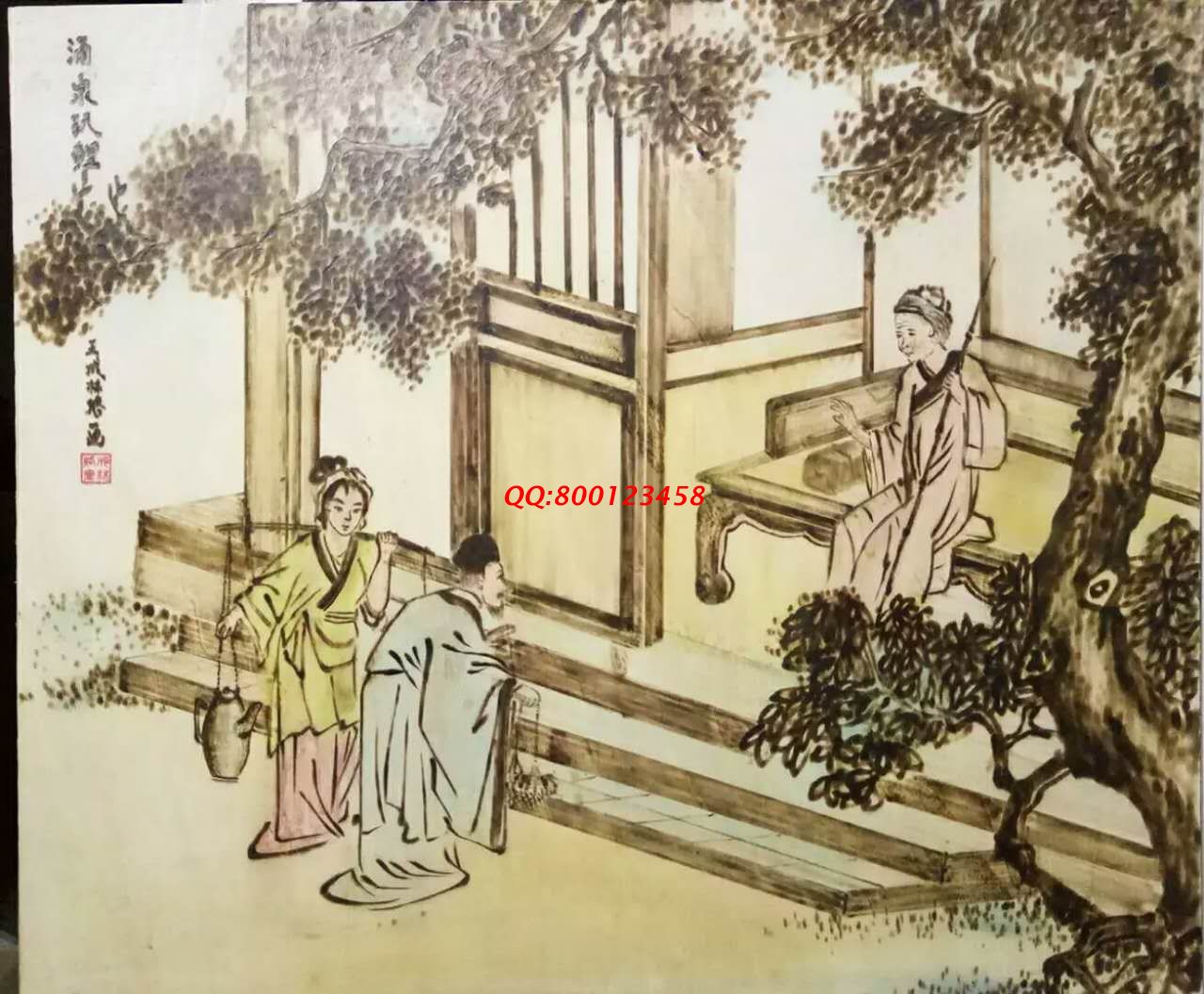 【民間手工藝品推介】邱縣傳統(tǒng)純手工烙畫，《二十四孝系列》預(yù)約定制，尺寸46*39cm