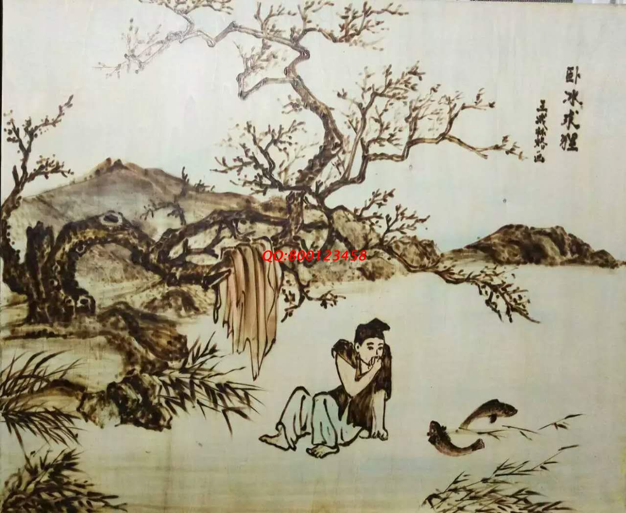 【民間手工藝品推介】邱縣傳統(tǒng)純手工烙畫，《二十四孝系列》預(yù)約定制，尺寸46*39cm