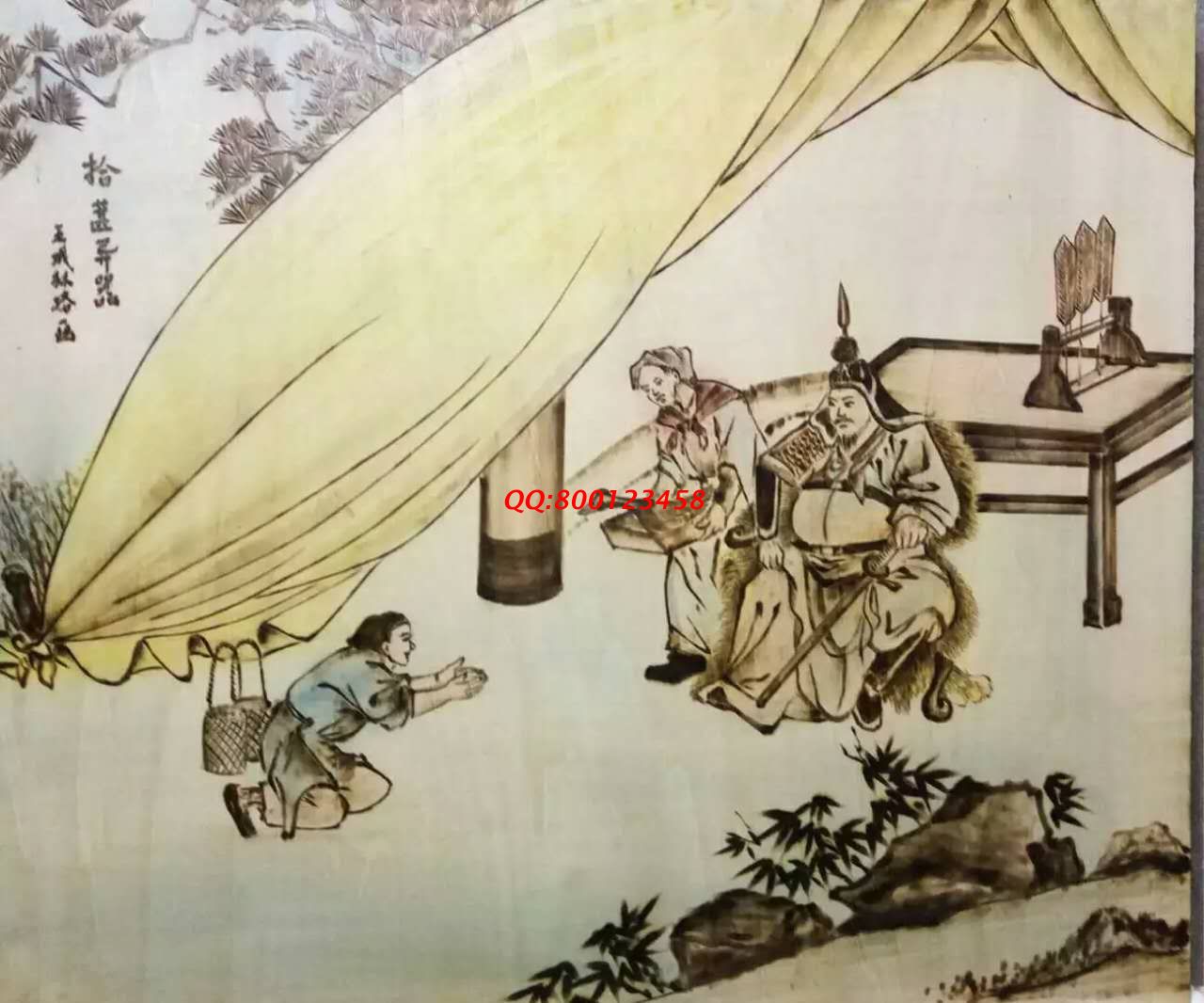 【民間手工藝品推介】邱縣傳統(tǒng)純手工烙畫，《二十四孝系列》預(yù)約定制，尺寸46*39cm