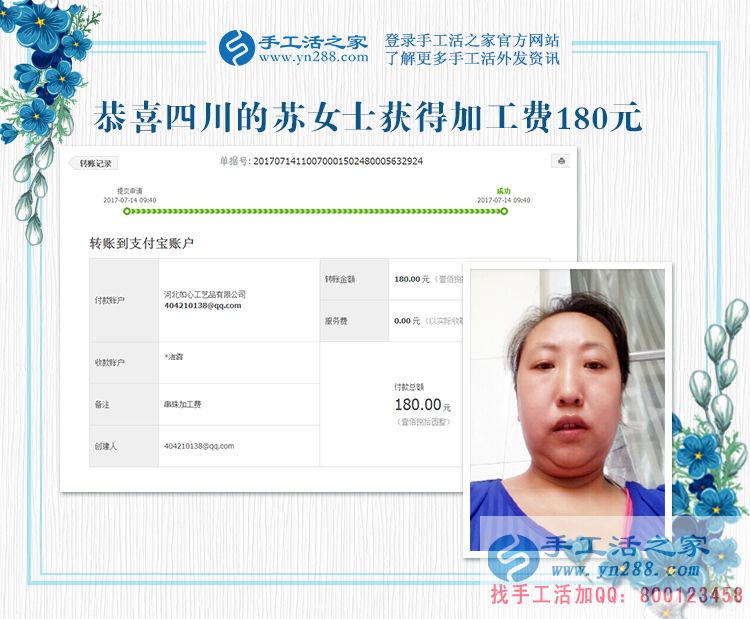 在兒女的幫助下，四川下崗職工蘇女士找到了適合自己的長久的“好工作”(圖1)