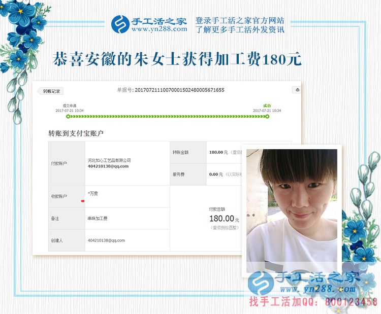 不信任到信任，安徽的朱女士在家里賺錢竟然還有這么多經(jīng)歷？(圖1)