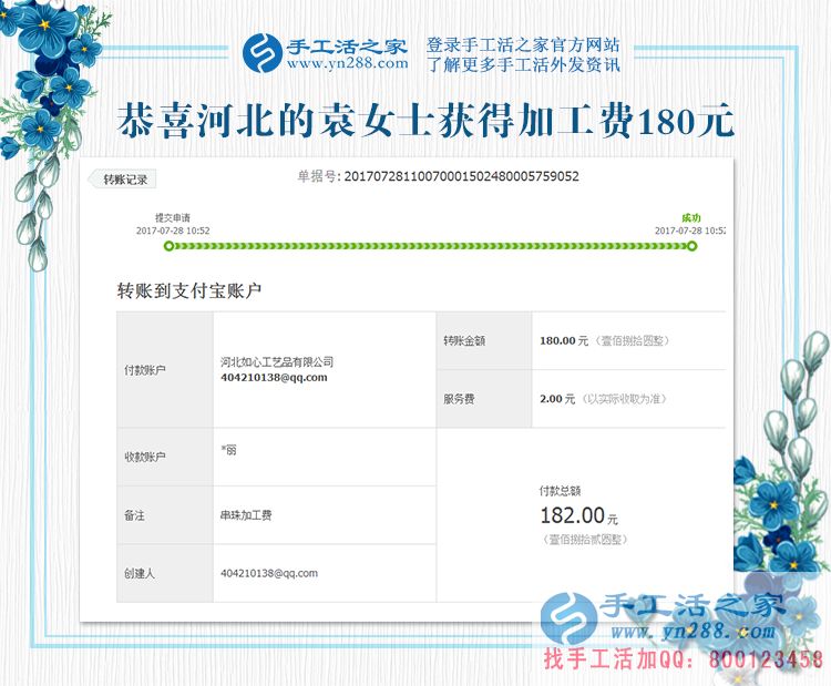 上班族也可以多掙錢，河北石家莊袁女士找到下班后做手工活賺錢的竅門(圖1)