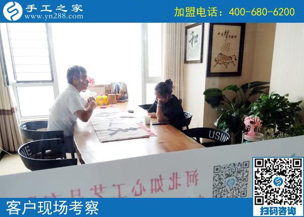 9月20日，正規(guī)手工活外發(fā)加工就是要這樣。手工之家接待考察加工客戶剪影