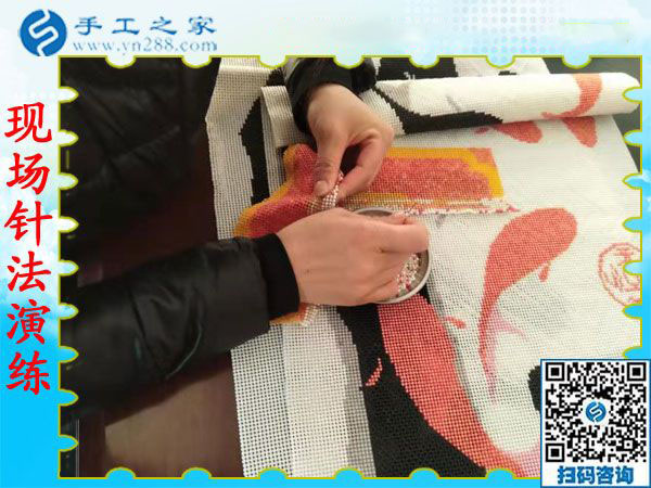 這個(gè)彩珠繡外發(fā)手工活很適合我，天津退休人員楊女士這樣對(duì)大家說