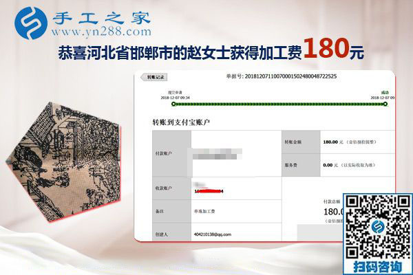這是本地的外發(fā)手工活，我相信！河北邯鄲趙女士與娘家人嫂子一起做