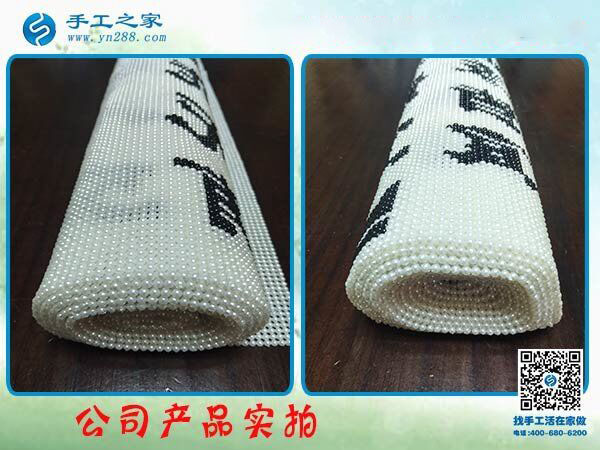 手工之家主打產(chǎn)品珠繡字畫 雅薇麗品牌 古法書畫用現(xiàn)代串珠展示！(圖1)