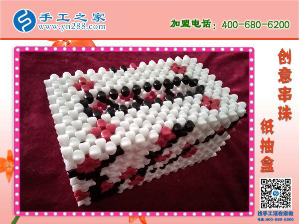 你家有這樣的紙抽盒嗎？ 手工之家新款櫻桃梅花紙抽盒 環(huán)保干凈新穎(圖4)