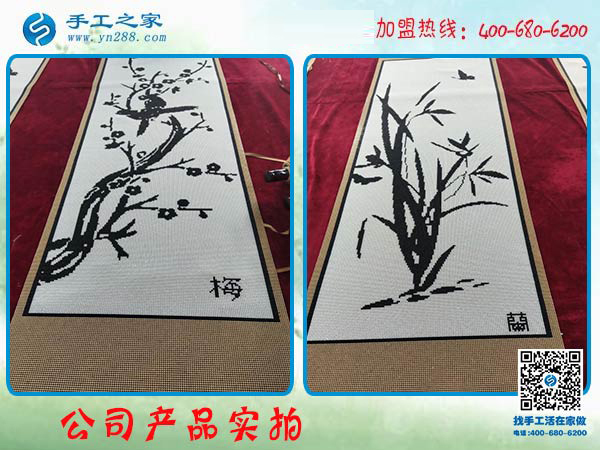 以前做十字繡，現(xiàn)在做串珠手工活外發(fā)加工，湖南衡陽蔣女士覺得很欣慰