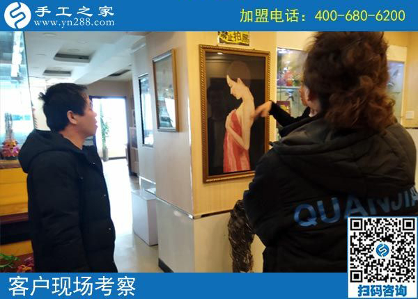 2月18日，帶回家做的手工活，沒(méi)有押金的手工活就是珠繡串珠外發(fā)手工活，手工之家接待考察加工客戶(hù)剪影