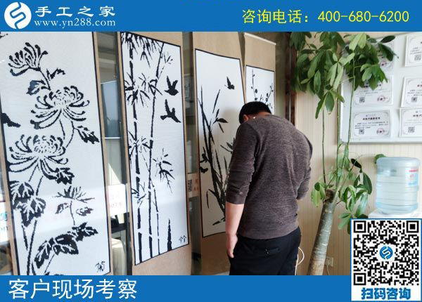 3月19日，急招在家加工手工活手工加工人員，這個(gè)免押金手工活外發(fā)加工項(xiàng)目很缺人！手工之家接待考察加工客戶剪影