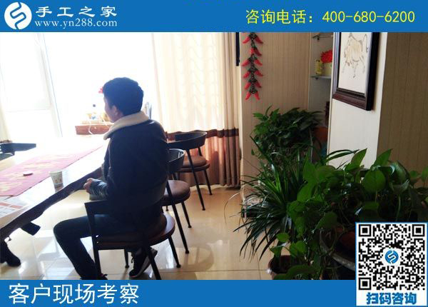 3月19日，急招在家加工手工活手工加工人員，這個(gè)免押金手工活外發(fā)加工項(xiàng)目很缺人！手工之家接待考察加工客戶剪影