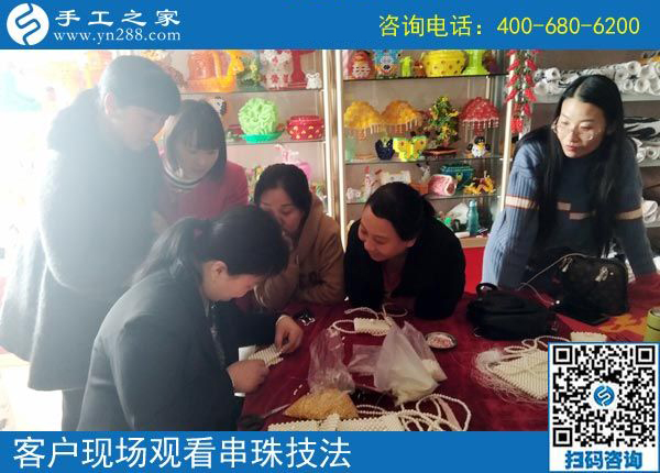 3月23日，找在家做的手工活，能賺錢的手工活，就選這里，手工之家接待考察加工客戶剪影