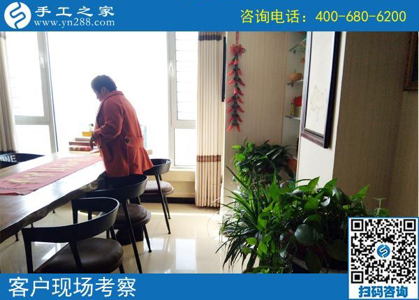 3月30日，這個可以寄到家做的手工活好不好做？手工之家接待考察加工客戶剪影
