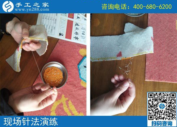 3月30日，這個可以寄到家做的手工活好不好做？手工之家接待考察加工客戶剪影