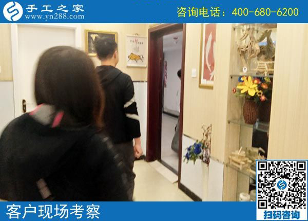 4月8日,為什么都說這個可以帶回家做的手工活是真的手工活加工項目，手工之家接待考察加工客戶剪影