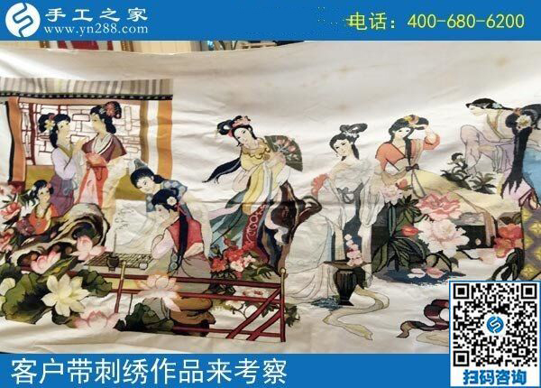 “手工活外發(fā)十字繡是愛(ài)好，做串珠繡才賺錢(qián)！”邯鄲雞澤趙女士說(shuō)(圖1)