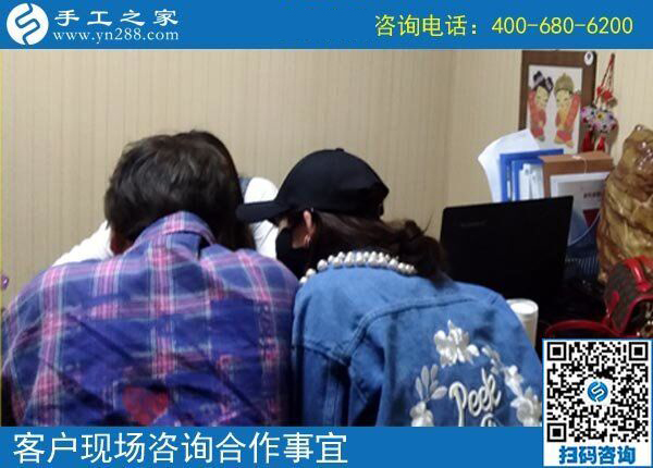 做鉆石畫手工活沒賺到錢，山東臨清市趙女士選擇手工之家串珠繡(圖1)