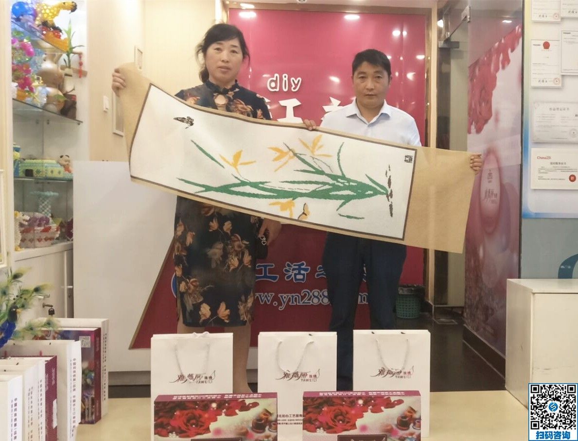 6月27日，在家做什么能賺錢的手工活，大家都選了這里。手工之家接待考察加工客戶剪影