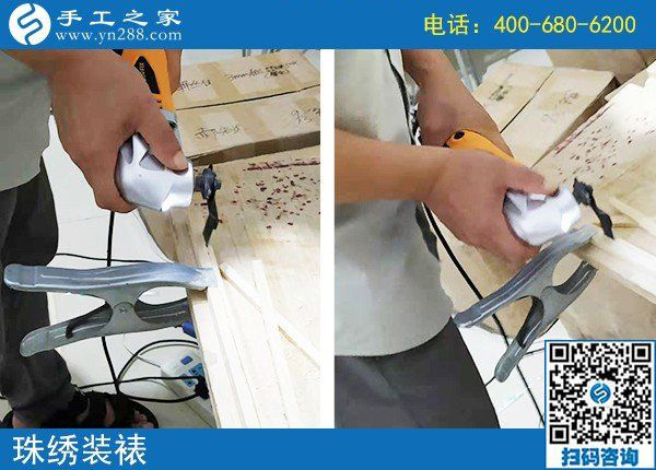 8月20日，正規(guī)手工活外發(fā)加工廠家是這樣的，手工之家接待考察加工客戶剪影