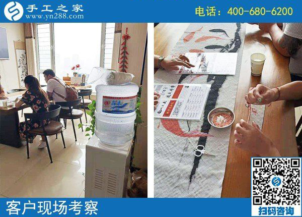 想做手工活哪里找？客戶現(xiàn)場考察手工之家雅薇麗珠繡(圖2)