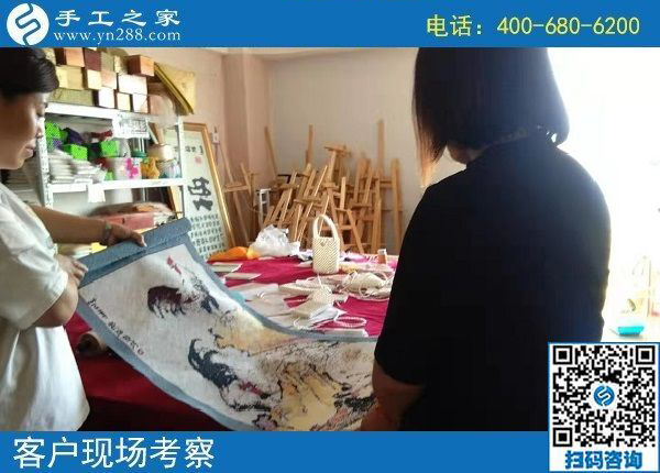 8月30日，把手工活拿回家做，越來(lái)越多的人選這里是有原因的，手工之家接待考察加工客戶(hù)剪影