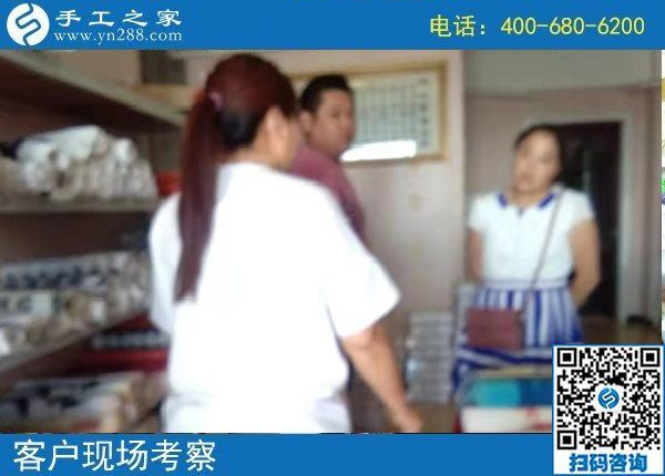 8月30日，把手工活拿回家做，越來(lái)越多的人選這里是有原因的，手工之家接待考察加工客戶(hù)剪影