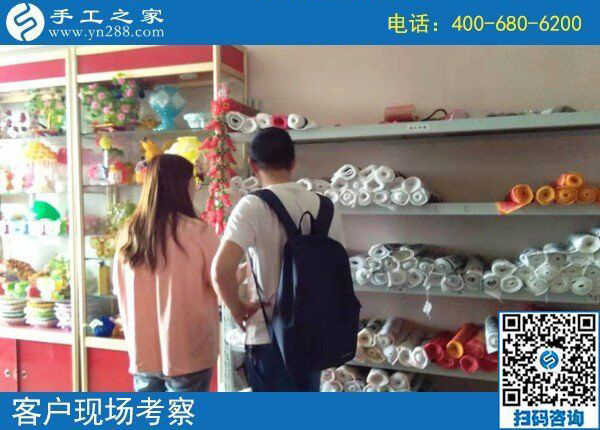 8月31日，可以帶回家做的手工活，勵志珠珠繡是個好選擇，手工之家接待考察加工客戶剪影