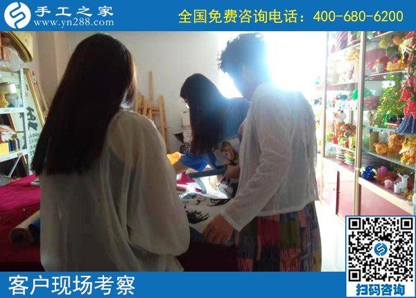 9月1日，把手工活拿回家做，新的一月從這開始，手工之家接待考察加工客戶剪影