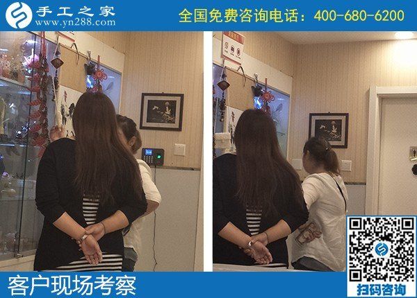 9月22日，沒(méi)有年齡限制的正規(guī)手工活，老奶奶也能做好珠繡，手工之家接待考察加工客戶剪影