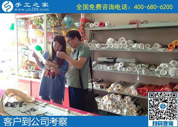 9月26日，什么是適合大家做的外發(fā)手工活？看大家的選擇。手工之家接待考察加工客戶剪影
