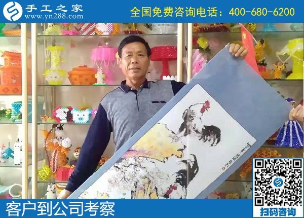 9月26日，什么是適合大家做的外發(fā)手工活？看大家的選擇。手工之家接待考察加工客戶剪影