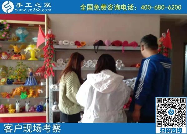 10月14日，好做的手工活大家都喜歡，就像珠繡串珠外發(fā)手工活一樣，手工之家接待考察加工客戶(hù)剪影