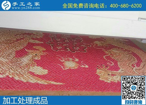 10月21日，簽正規(guī)合作協(xié)議的外發(fā)手工活，就是勵(lì)志珠珠繡，手工之家接待考察加工客戶剪影