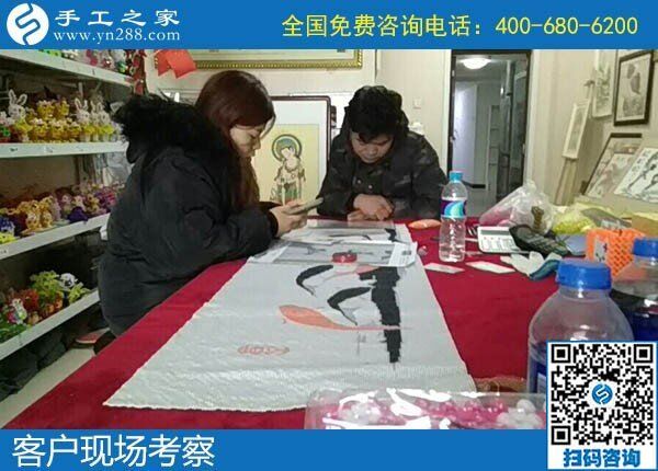 12月12日，拿回家做的手工活，手工活外發(fā)加工就是珠繡外發(fā)手工活，手工之家接待考察加工客戶剪影