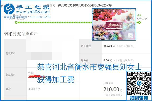 你、我、她，都能做，都能掙錢，這個(gè)手工活加盟項(xiàng)目是首選