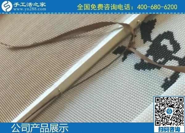 2月3日，手工活加盟項(xiàng)目，拿回家做的手工活，就是珠繡外發(fā)手工活，手工之家珠繡細(xì)節(jié)成品實(shí)拍