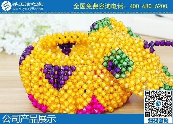 2月7日，純手工活外發(fā)加工，手工活賺錢(qián)，就選這個(gè)珠繡外發(fā)手工活，手工之家珠繡立體串珠類(lèi)成品實(shí)拍