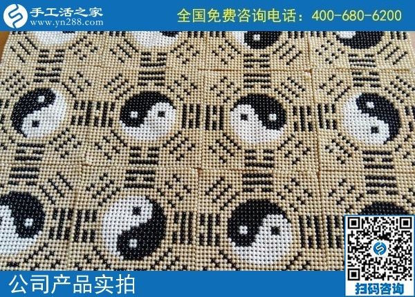 2月14日，正規(guī)手工活加盟項目，在家賺錢的手工活，就是勵志珠珠繡，手工之家勵志珠珠繡成品實拍