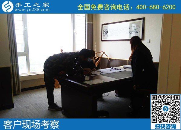 4月25日，拿回家做的手工活，手工活加工代理，就選簡單好做的勵(lì)志珠珠繡，手工之家接待考察加工客戶剪影