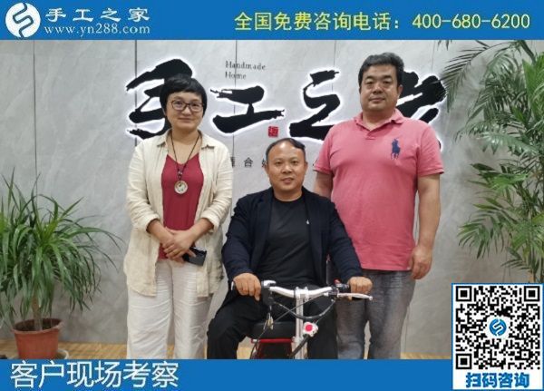 5月9日，正規(guī)手工活代理加工，找手工活就找正規(guī)手工活外發(fā)加工企業(yè)的勵(lì)志珠，手工之家接待考察加工客戶剪影