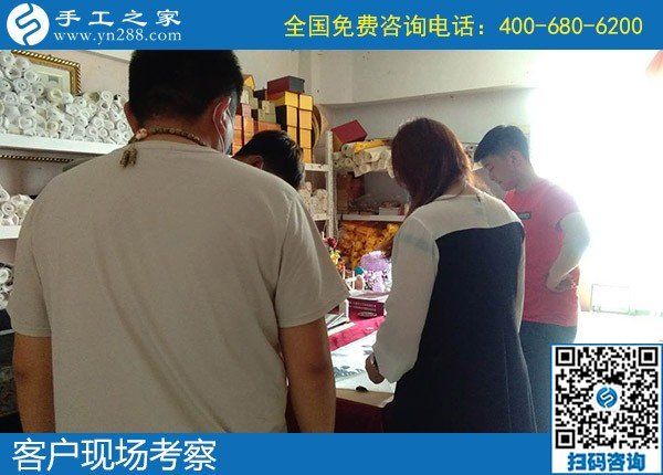 5月16日，可靠的手工活外發(fā)、放心拿回家做的手工活就是勵志珠珠繡，手工之家接待考察合作加工客戶剪影