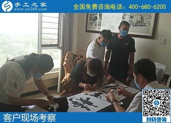 5月23日，拿到家做的手工活，手工活賺錢，就選有歷史、服務(wù)好的老手工企業(yè)，手工之家接待考察加工客戶剪影(圖5)