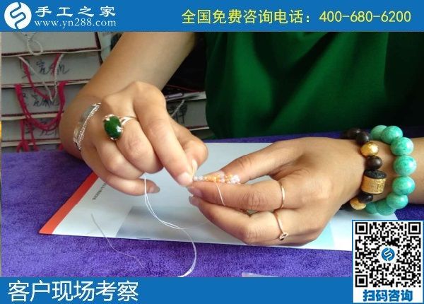 5月25日，手工加工回收項(xiàng)目，靠譜的手工活代理加工項(xiàng)目，選有成績的老企業(yè)，手工之家接待考察加工客戶剪影