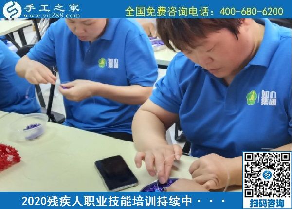 6月5日，純手工活外發(fā)加工，在手工活外發(fā)加工網(wǎng)找到合適的好項目，手工之家接待考察合作客戶剪影