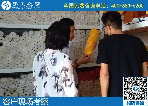 7月2日，怎樣的外發(fā)手工活才讓人放心？想把手工活拿回家做，選勵(lì)志珠珠繡，手工之家接待考察加工客戶剪影