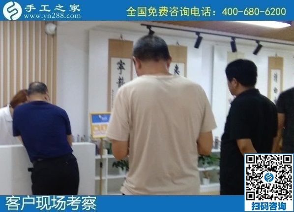 8月13日，找手工活做，拿回家做的手工活，大家都選擇了這里，手工之家接待考察加工合作客戶剪影